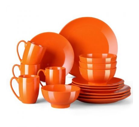 DS Orange 16-dielna porcelánová jedálenská sada