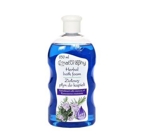 Naturaphy Bylinková pena do kúpeľa s rozmarínovým olejom 650 ml