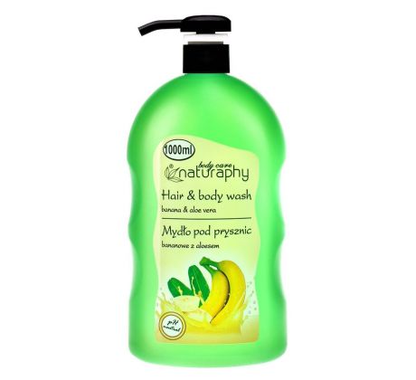 Naturaphy Sprchový gél 2v1 Banán a Aloe Vera 1000ml