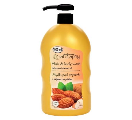 Naturaphy Sprchový gél 2v1 s mandľovým olejom 1000ml