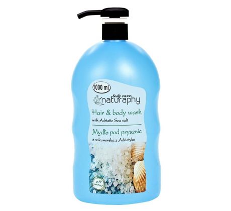 Naturaphy Sprchový gél 2v1 so soľou z Jadranského mora 1000ml