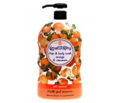 Naturaphy Sprchový gél 2v1 Pomaranč a škorica 1000ml