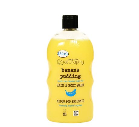 Naturaphy Sprchový gél 2v1 Banánový puding 650ml