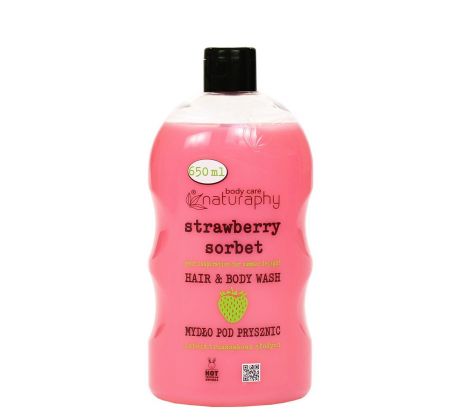 Naturaphy Sprchový gél 2v1 Jahodový sorbet 650ml