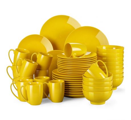 DS Bright Yellow 48-dielna porcelánová jedálenská sada
