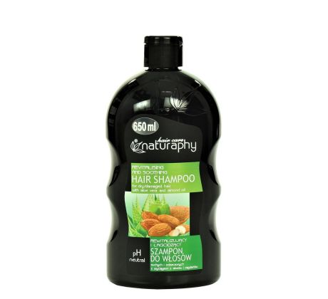 Naturaphy Revitalizačný šampón na suché a poškodené vlasy s mandľovým olejom  650ml