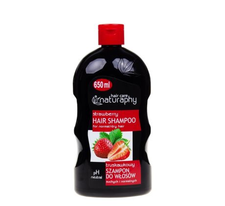 Naturaphy Jahodový šampón pre suché a normálne vlasy 650 ml