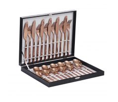 Sada príborov z nerezu rose gold 48ks