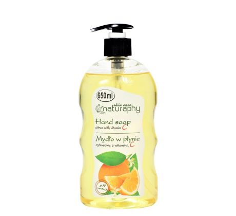 Naturaphy Tekuté mydlo Citrusy s vitamínom C 650 ml