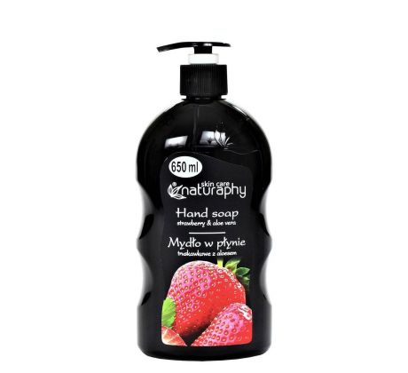 Naturaphy Tekuté mydlo Jahoda 650ml