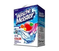 Wasche Meister Color prášok na pranie farebného prádla  kartón 7,875 kg 95 PD