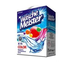Wasche Meister Color prášok na pranie farebného prádla kartón 7,875 kg 95 PD