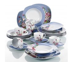 HANNAH 30 dielna jedálenská sada z porcelánu