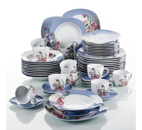 HANNAH 60 dielna jedálenská sada z porcelánu