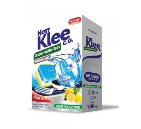 Herr Klee Silver Line Tablety do umývačky riadu 70 ks
