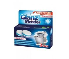 GlanzMeister Tablety na čistenie umývačiek riadu 2 ks