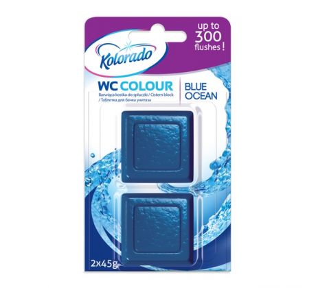 Kolorado Farbiaca kocka do splachovača Blue Ocean 2 x 45 g