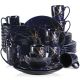 GOLD SPLASH Dark Blue 32 dielna porcelánová jedálenská sada