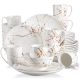 GOLD SPLASH White 32 dielna porcelánová jedálenská