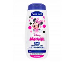 On Line Disney Minnie detský sprchový gél 3v1 Pudding 400 ml