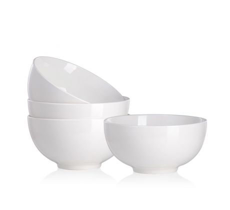 Regular Sada  okrúhlych misiek z porcelánu 750ml 4ks