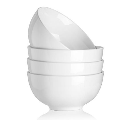 Regular Sada  okrúhlych misiek z porcelánu 1250ml 4ks