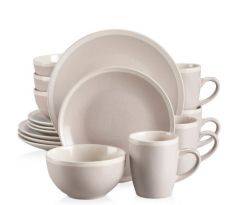 SEESAMI Light Grey 16-dielna jedálenská súprava