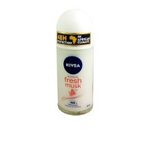 Nivea Fresh Musk antiperspirant roll-on pre ženy 50 ml