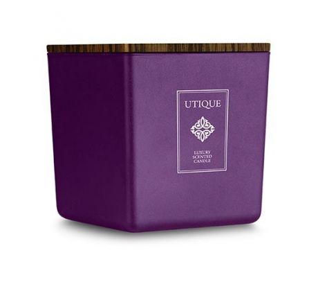 Luxusná vonná sviečka UTIQUE VIOLET OUD 435g