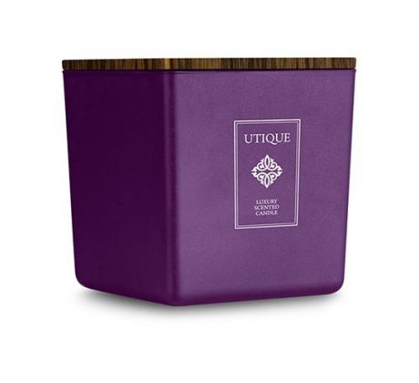 Luxusná vonná sviečka UTIQUE VIOLET OUD 180g