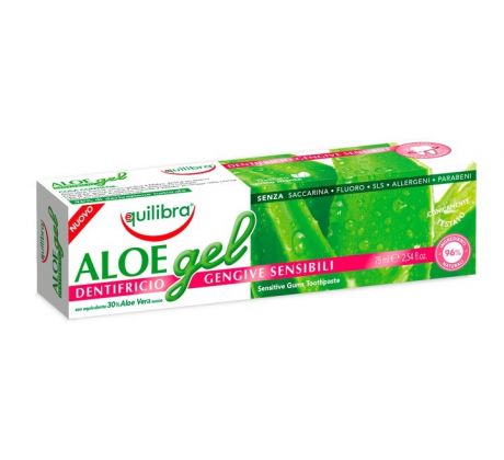 Equilibra Aloe Gel Pasta na citlivé zuby a ďasná 75 ml