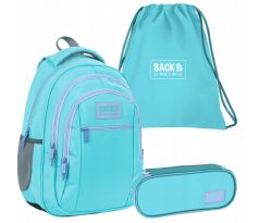 BackUp Turquoise Školská sada 3v1