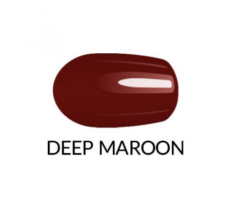 Federico Mahora Make Up Lak na nechty Gel Finish DEEP MAROON 11 ml