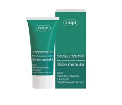 Ziaja listy Manuka Pleťový krém nočný mikro-exfoliačný s kyselinou mandľovou 50ml