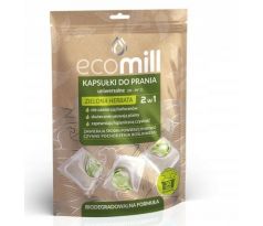 Ecomill Zelený čaj univerzálne kapsule na pranie 30 ks