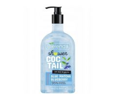 Bielenda Shower Coctail sprchový gél Čučoriedka a modrá Matcha 400 ml