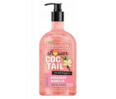 Bielenda Shower Coctail sprchový gél Rebarbora a Vanilka 400 ml