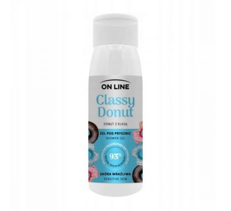 On line Fruity Shot sprchový gél Classy Donut 400 ml