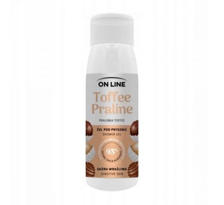 On line Fruity Shot sprchový gél Toffee Praline 400 ml