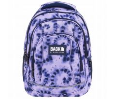 BackUp Školský batoh Model A75 Tye-dye Violet