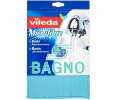Vileda Utierka do kúpeľne 2v1 z mikrovlákna 1 ks 32x32 cm