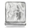 IVY MARBLE plytké taniere 25,8 cm sivo-biele 4 ks