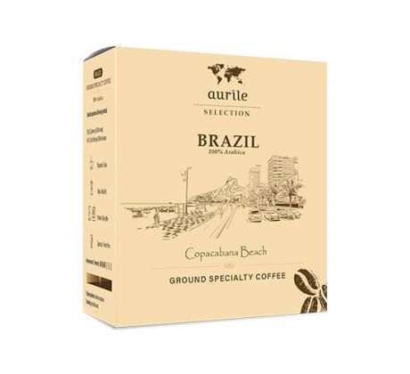 AURILE SELECTION Brazil Mletá špeciálna káva 100% Arabica 125g