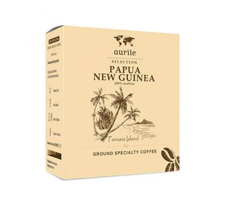 AURILE SELECTION Papua New Guinea Mletá špeciálna káva 100% Arabica 125g