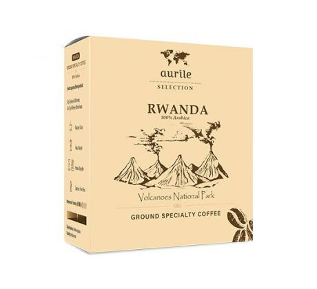 AURILE SELECTION Rwanda Mletá špeciálna káva 100% Arabica 125g