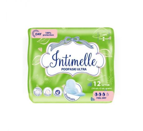 Intimelle Ultra Feel Dry Day hygienické vložky s krídelkami 12ks