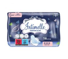 Intimelle Ultra Night Dry hygienické vložky s krídelkami 16ks