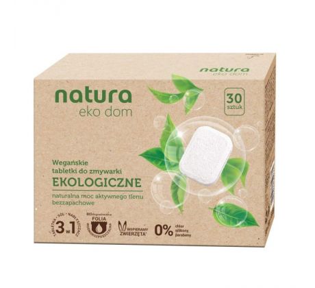 Natura Eko Dom Ekologické tablety do umývačky riadu 30 ks