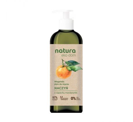 Natura Eko Dom Vegánsky prostriedok na umývanie riadu Mandarínka 750 ml