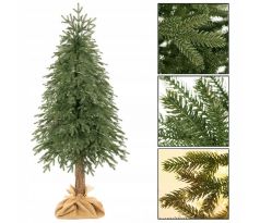 SPRINGOS Vianočný umelý stromček Smrek tajga 220 cm s pňom